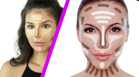 Makeup Contouring Technique Before And After