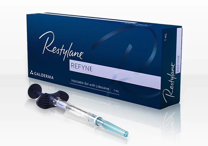 Restylane Refyne 1 Ml Injectable Gel With Lidocaine For Cosmetic Enhancement Available At Cosmetic Injectable Centre In Sherman Oaks.