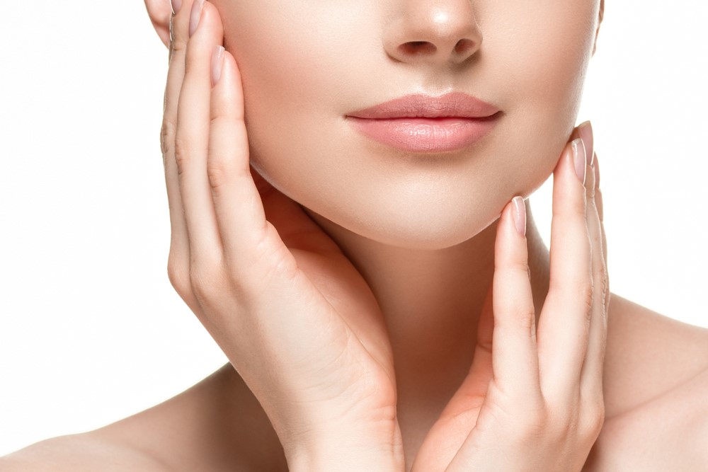 Woman Young Beautiful Face Lips Chin