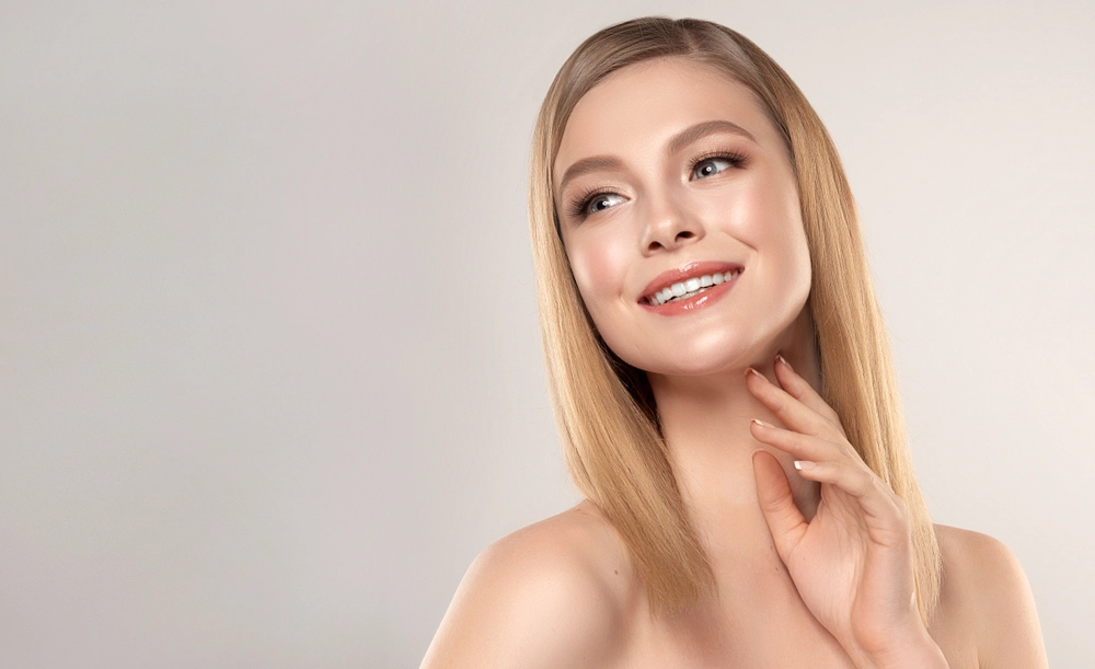 Smiling Woman After Rha 3 Treatment Showcasing Smooth Skin And Natural Result
