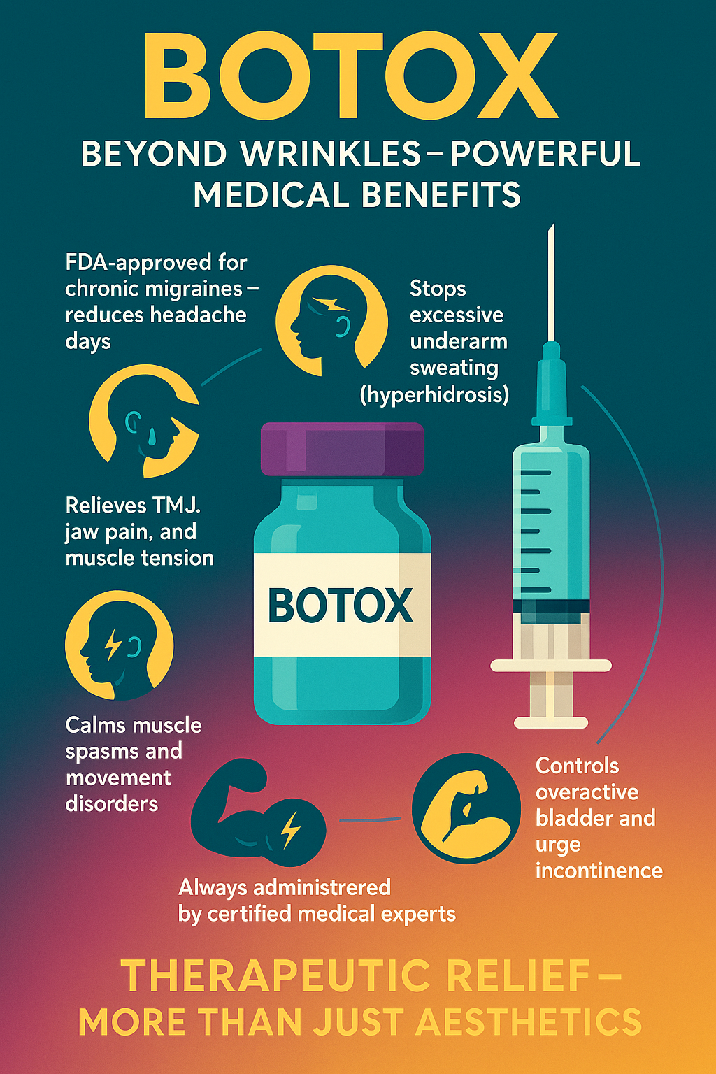 Unique Medical Uses For Botox Injections Beyond Wrinkle Reduction