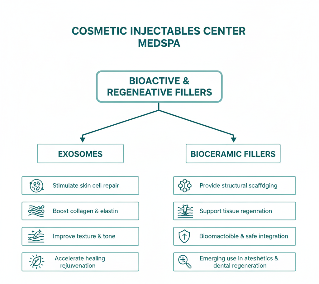 Exosomes and Bioceramic Fillers: Next-Generation Injectable Biomaterials in Aesthetic Medicine