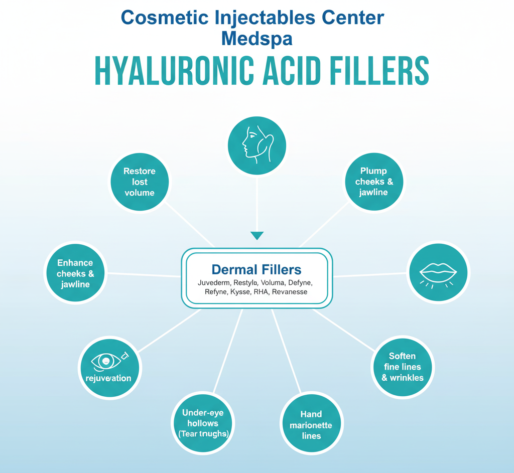 Hyaluronic Acid Fillers | Cosmetic Injectables Center Medspa | Sherman Oaks, Los Angeles, CA
