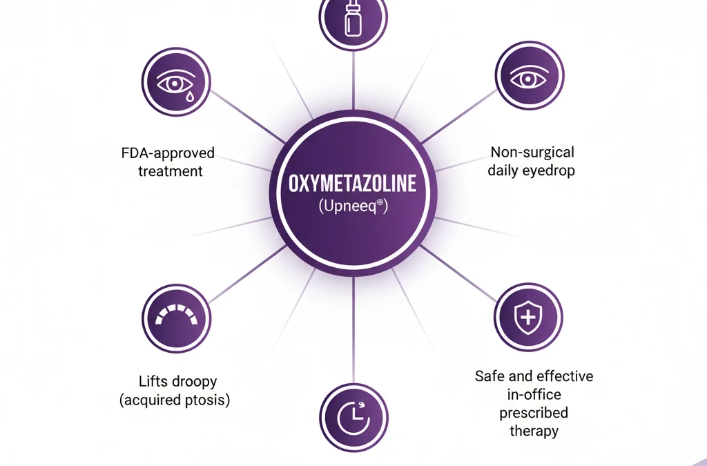 Oxymetazoline (Upneeq®) For Acquired Ptosis: A Non-Surgical Eyelid Elevation Therapy