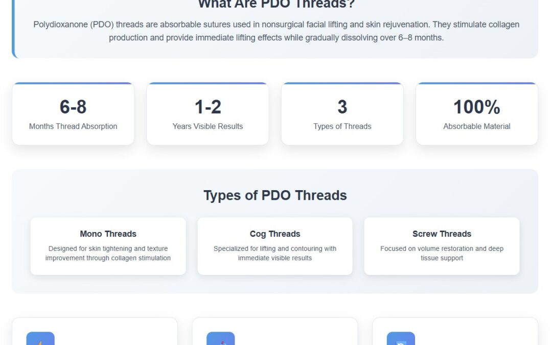 PDO Threads: Non-Surgical Lifting and Collagen Stimulation