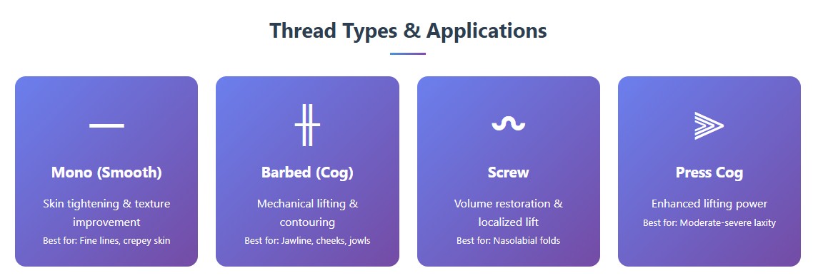 Pdo Threads Infographic Showing Thread Types And Applications Infographic