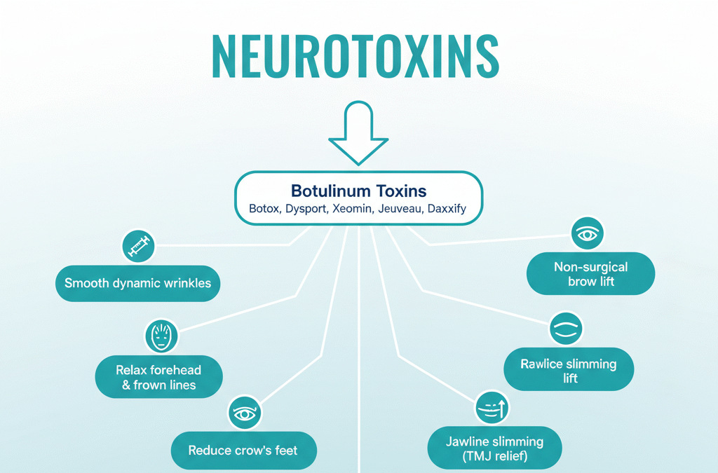 Botulinum Toxin Type A in Aesthetic Medicine: Comparative Evidence on Botox®, Dysport®, Xeomin®, Jeuveau®, and Daxxify™