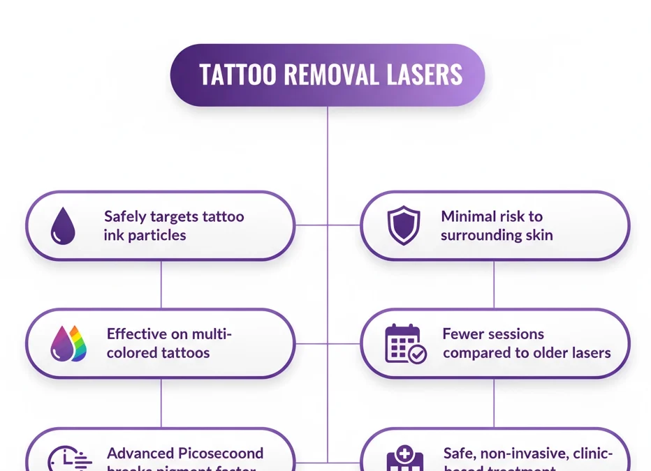 Tattoo Removal Lasers (Q-Switch, Picosecond): Clinical Effectiveness and Safety Data