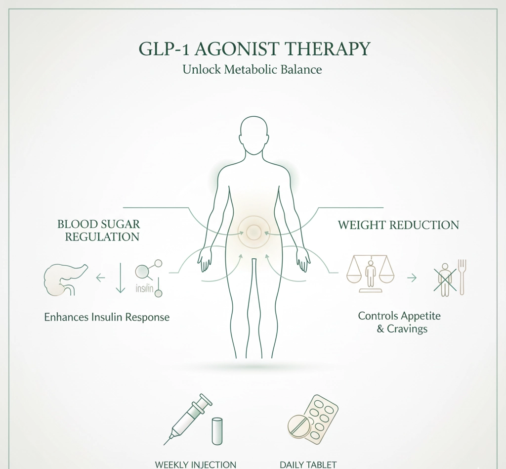 Explaining how GLP-1 agonist works