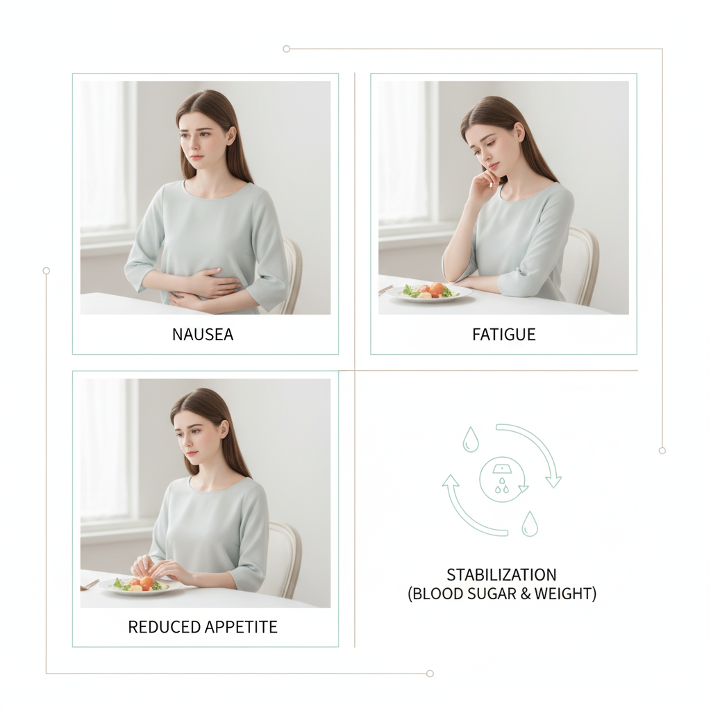 Side effects of GLP-1 procedure