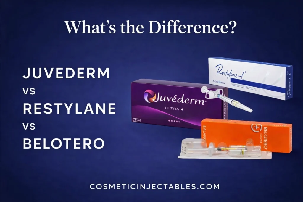 Juvederm Vs Restylane Vs Belotero