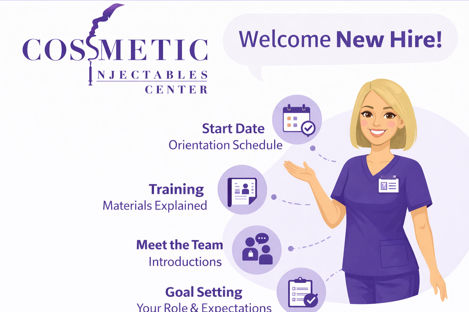 Cosmetic Injectables Center Medspa Social Logo